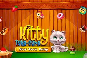 Kitty Take Care New Born Baby