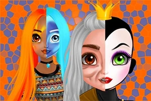 Princess Halloween Makeup Halffaces Tutorial